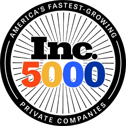 Ranked among America's fastest-growing private companies, reflecting sustained client demand and delivery consistency at scale.